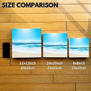 10x10inch (25x25cm) Square Canvas Print