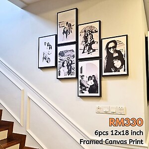 3 Pieces 18x12inch (45x30cm) Landscape Canvas Print